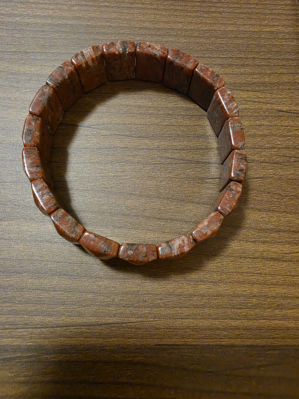Red Jasper Soft Bangle Stretch Bracelet